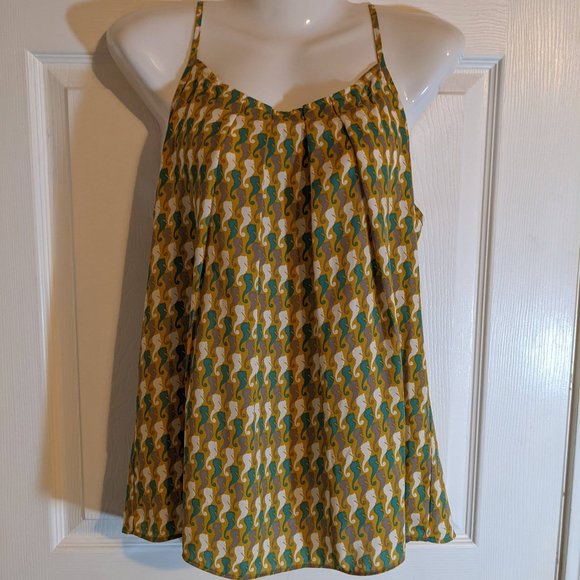 CAbi Tops - CAbi Seahorse Pleated Cami #411 - size S